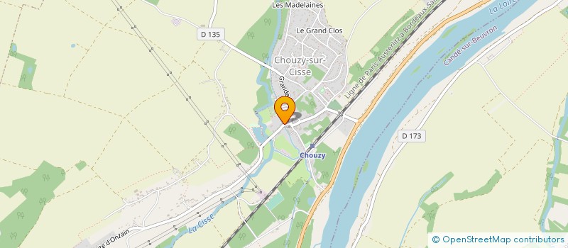 localisation de l'entreprise A CORPS OUVERTS  VALLOIRE-SUR-CISSE