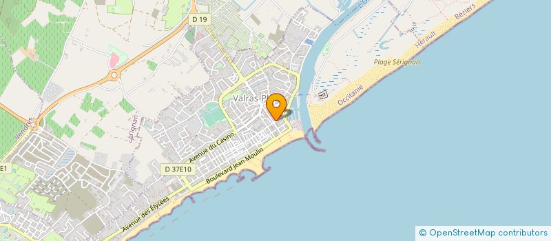 localisation de l'entreprise A CORPS PARFAIT  VALRAS-PLAGE