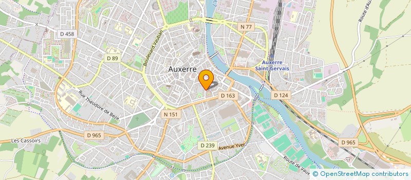 localisation de l'entreprise A CORPS RETROUVE à AUXERRE