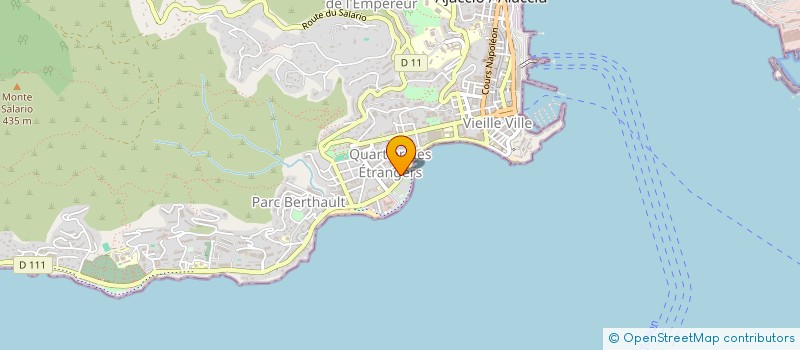 localisation de l'entreprise A CORSAD à AJACCIO