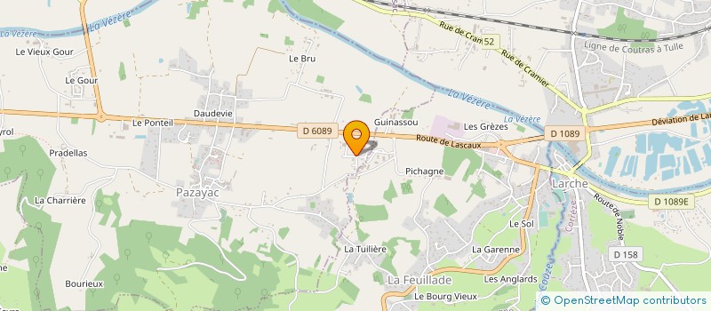 localisation de l'entreprise A COSTE S A S à MANSAC