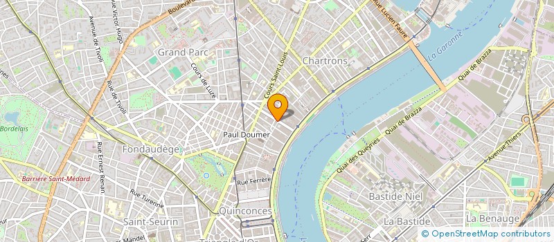 localisation de l'entreprise A COTE D'AURE  BORDEAUX