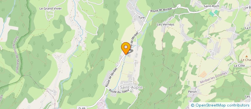 localisation de l'entreprise A COTE DE...  MONTVENDRE