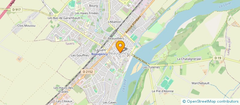 localisation de l'entreprise A COTE DE MES POMPES  BEAUGENCY
