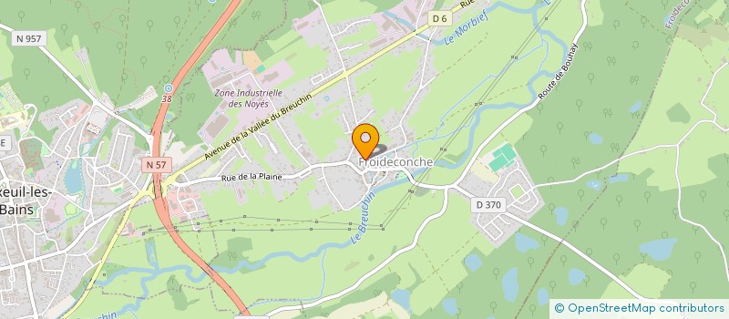 localisation de l'entreprise A COTE DES ECO  FROIDECONCHE