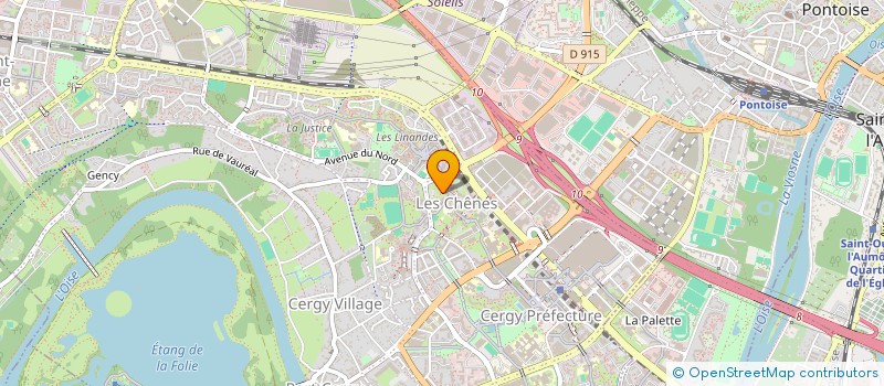 localisation de l'entreprise A COTE DU BONHEUR  CERGY