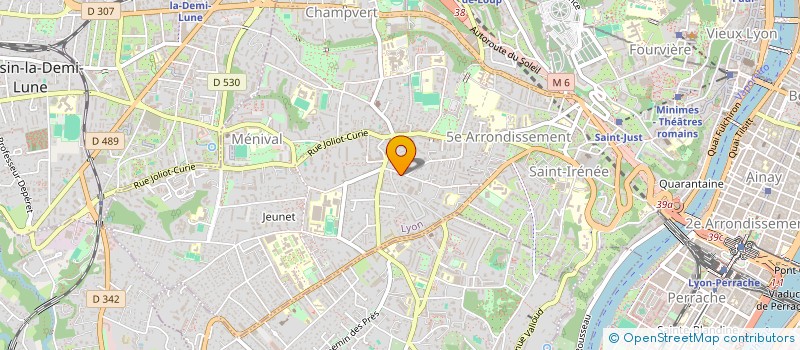 localisation de l'entreprise A COUR ET A JARDIN à LYON