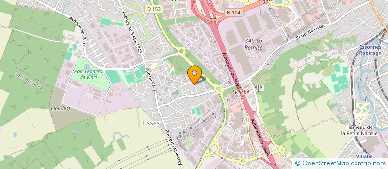 localisation de l'entreprise A COURTESY DRIVER  LISSES