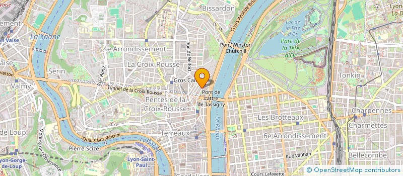 localisation de l'entreprise A CRANE OUVERT à LYON