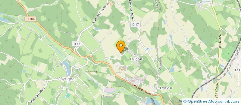 localisation de l'entreprise A. CRISTA GALLI  PAYRIGNAC