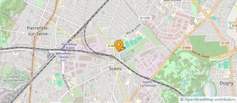 localisation de l'entreprise A CUBE CONSULTING  STAINS