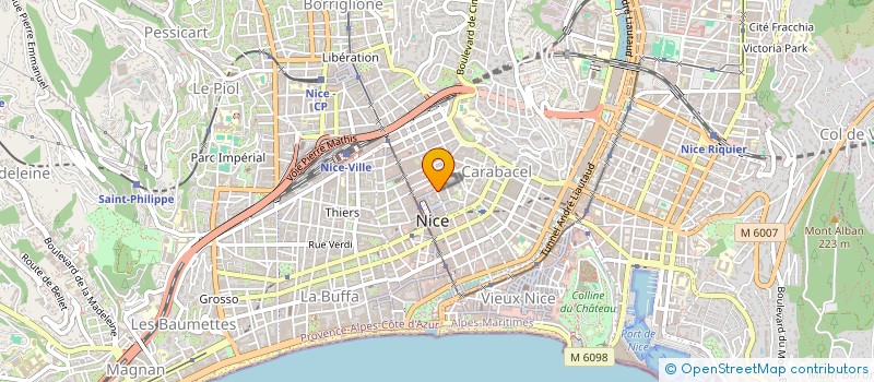 localisation de l'entreprise A CUPULATTA DISTRIB à NICE