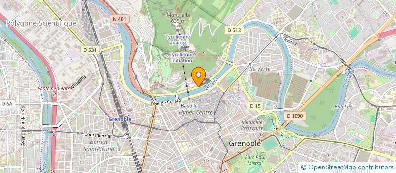 localisation de l'entreprise A CUSTERA à GRENOBLE