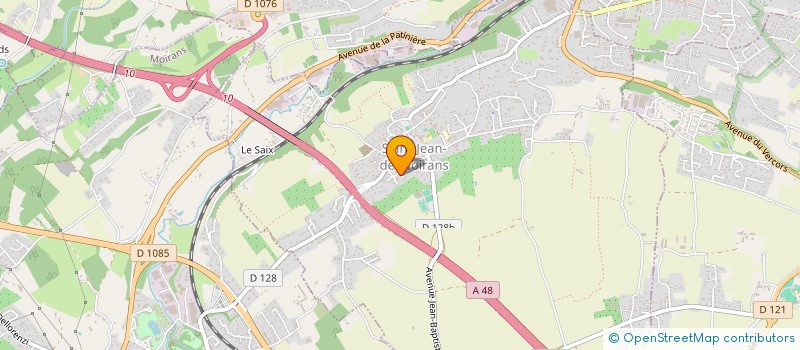 localisation de l'entreprise A D 2 I à SAINT-JEAN-DE-MOIRANS