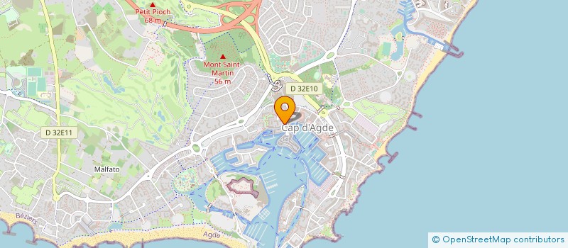 localisation de l'entreprise A.D.2I  AGDE