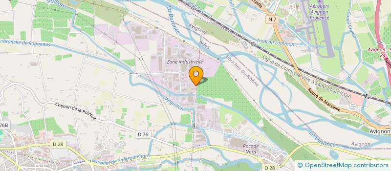 localisation de l'entreprise A.D.  CHATEAURENARD