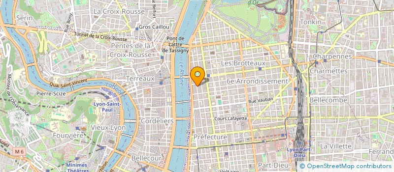 localisation de l'entreprise A.D.  LYON