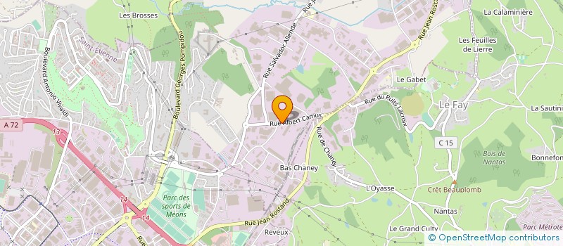 localisation de l'entreprise A D à LA TALAUDIERE