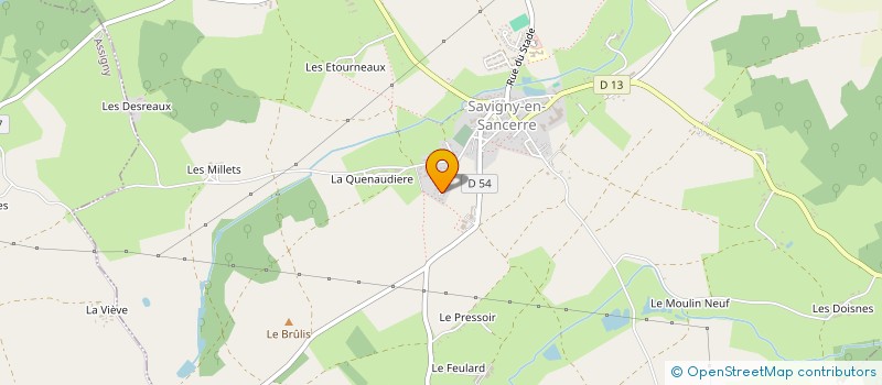 localisation de l'entreprise A.D  SAVIGNY-EN-SANCERRE