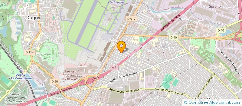 localisation de l'entreprise A D à LE BLANC-MESNIL