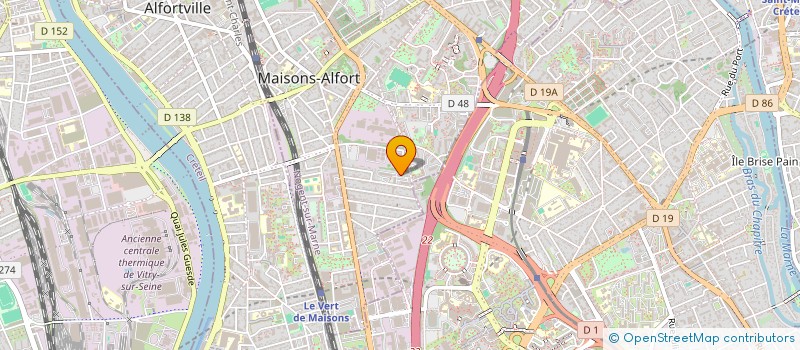 localisation de l'entreprise A D 74 à MAISONS-ALFORT