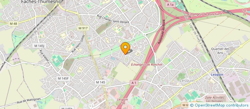 localisation de l'entreprise A&D  RICHEBOURG