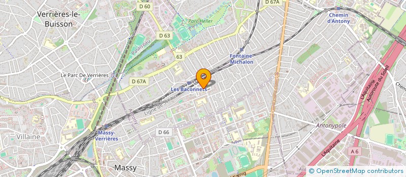 localisation de l'entreprise A & D à ANTONY