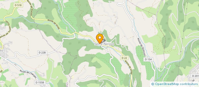 localisation de l'entreprise A&D  SERRE-NERPOL