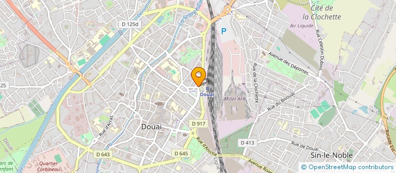 localisation de l'entreprise A.D.A.G.I.O. à DOUAI