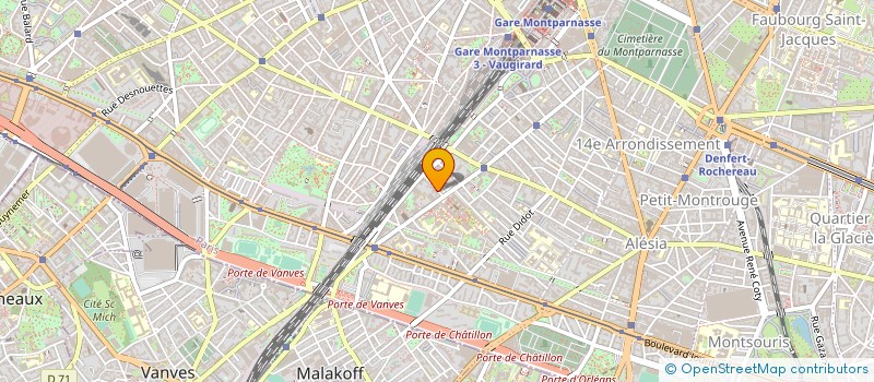 localisation de l'entreprise A D A HOLDING  PARIS