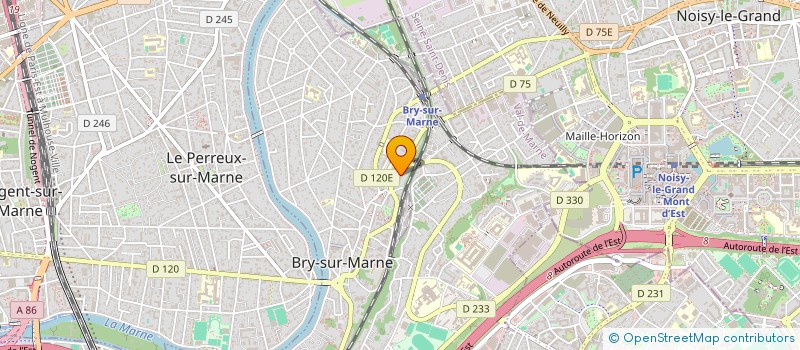 localisation de l'entreprise A.D.A.M. à BRY-SUR-MARNE