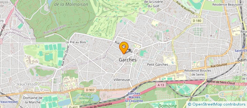 localisation de l'entreprise A.D.A.M à GARCHES