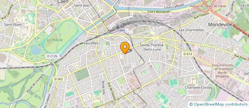 localisation de l'entreprise A.D.A.M à CAEN