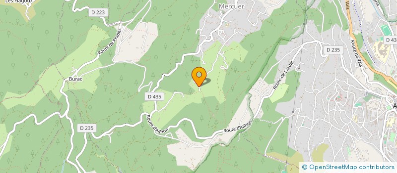 localisation de l'entreprise A.D.A. OU AUTO-DEFENSE ACADEMIE  MERCUER