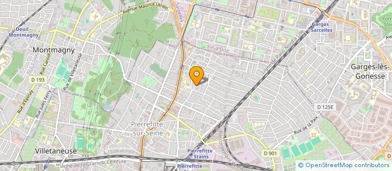 localisation de l'entreprise A D A P O G A à PIERREFITTE-SUR-SEINE