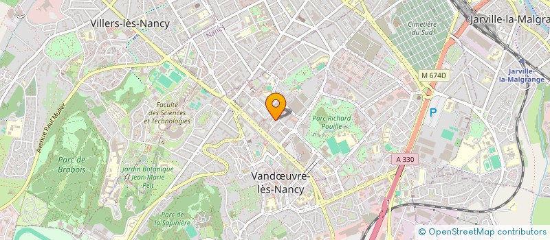 localisation de l'entreprise A D A PRODUCT AIDE DEVELOP ARTISTIQUE  VANDUVRE-LES-NANCY