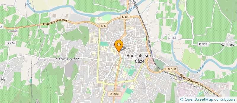 localisation de l'entreprise A-D-A-R à BAGNOLS-SUR-CEZE