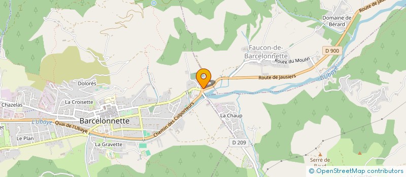 localisation de l'entreprise A.D.A SPORT à BARCELONNETTE