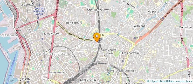 localisation de l'entreprise A D ALIM à MARSEILLE