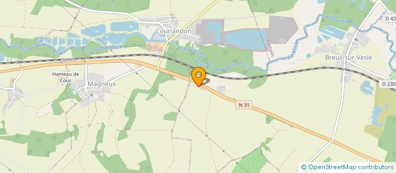 localisation de l'entreprise A&D - AUDITS ENERGETIQUES & DIAGNOSTICS IMMOBILIERS  MONTIGNY-SUR-VESLE