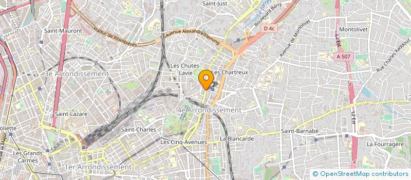 localisation de l'entreprise A.D.B  MARSEILLE