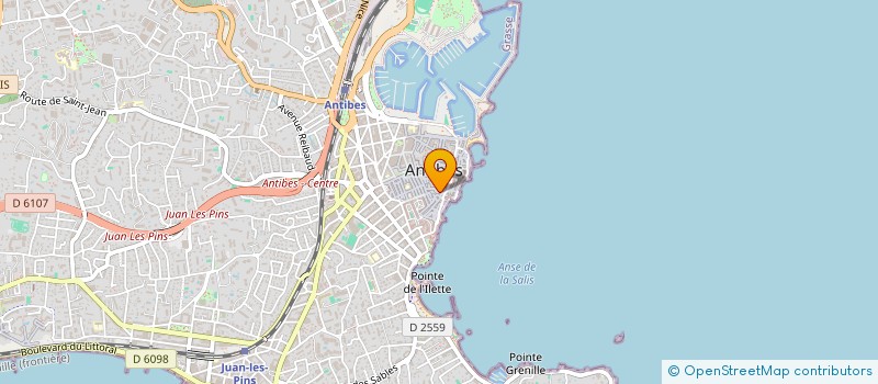 localisation de l'entreprise A D B à ANTIBES