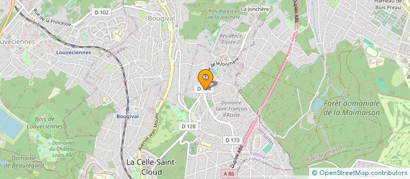 localisation de l'entreprise A.D.B. & COUZ  LA CELLE-SAINT-CLOUD