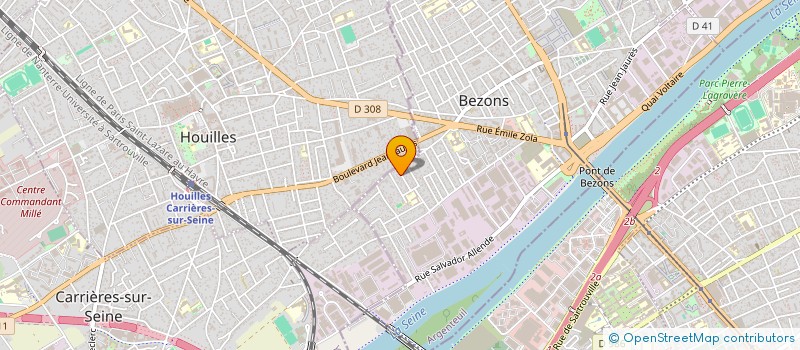 localisation de l'entreprise A D B FRANCE à BEZONS