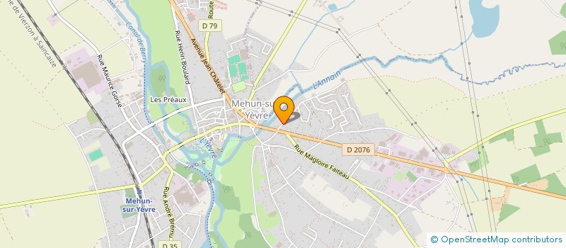 localisation de l'entreprise A.D.B.M.S.  MEHUN-SUR-YEVRE