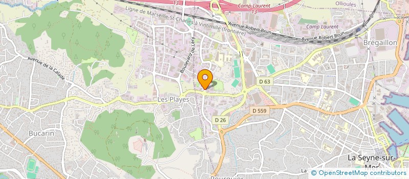 localisation de l'entreprise A D BATIMENT 83  LA SEYNE-SUR-MER