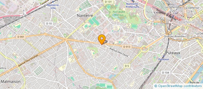 localisation de l'entreprise A D C à NANTERRE