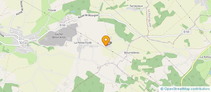 localisation de l'entreprise A D C  ARTAS