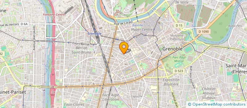 localisation de l'entreprise A D C  GRENOBLE