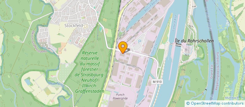 localisation de l'entreprise A.D.C. à STRASBOURG